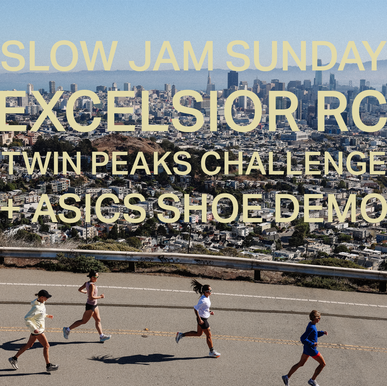 March 30 @ 10am Excelsior RC Twin Peaks Challenge (w/ Asics Shoe Demo)