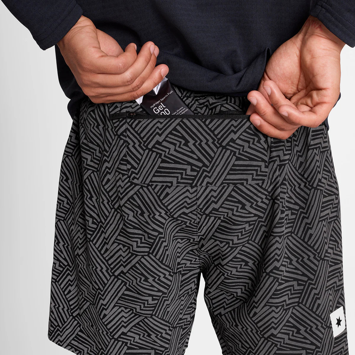 SAYSKY - Men's Reflective Pace 2-in-1 Shorts