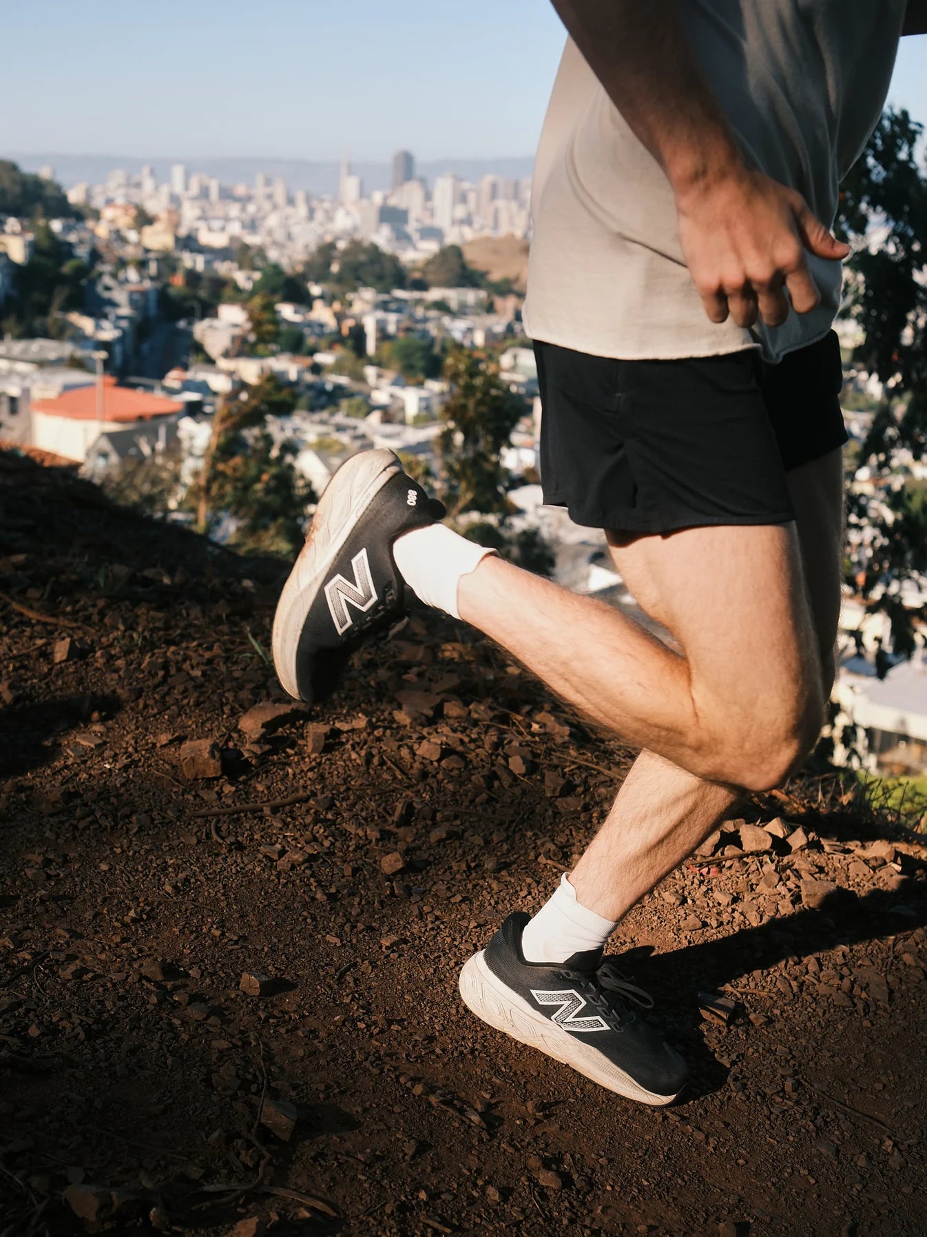 Courier - The HiFi Quarter Crew Sock - Bright White