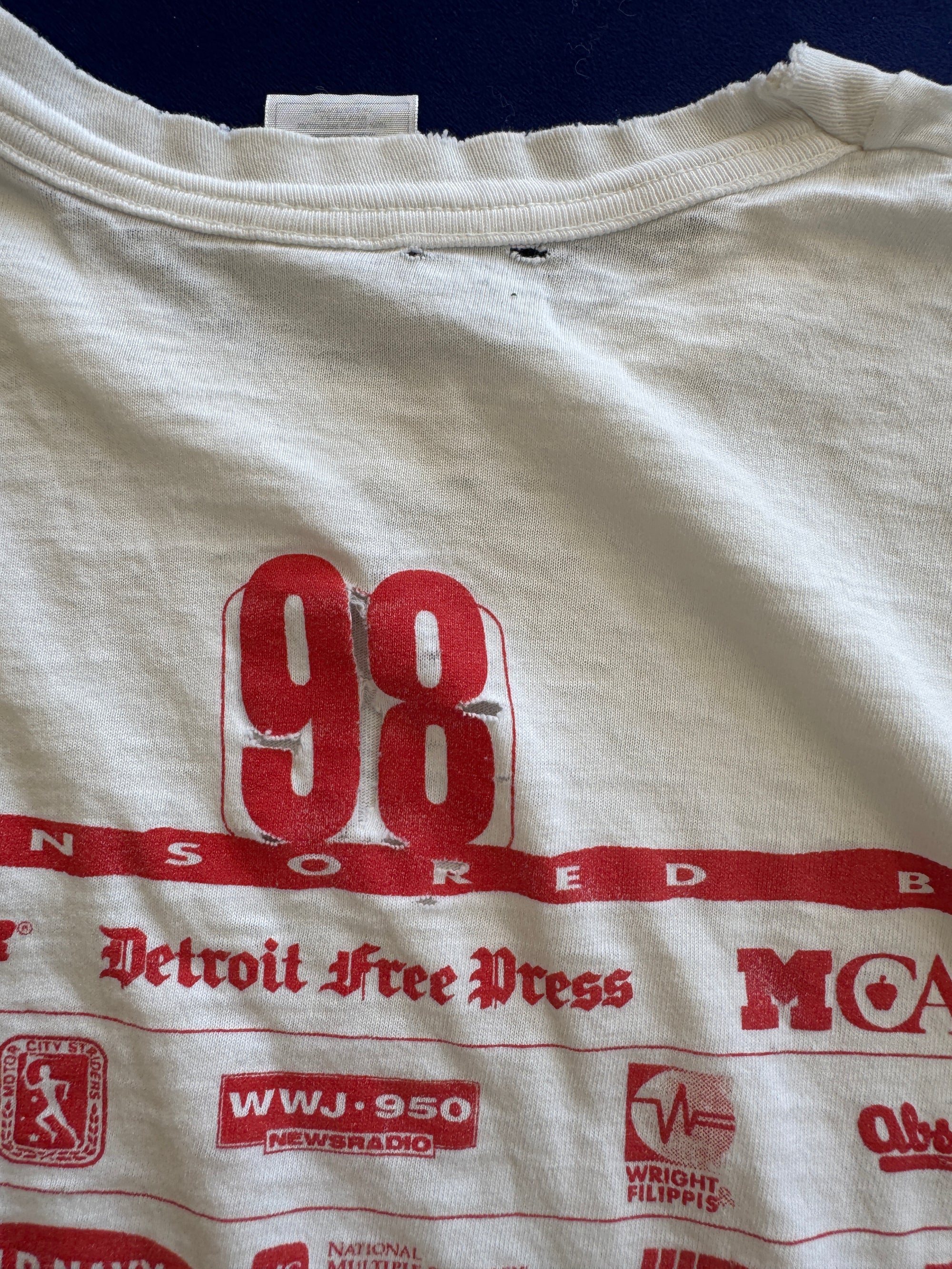 Vintage Detroit Free Press Marathon LS Tee - 1998
