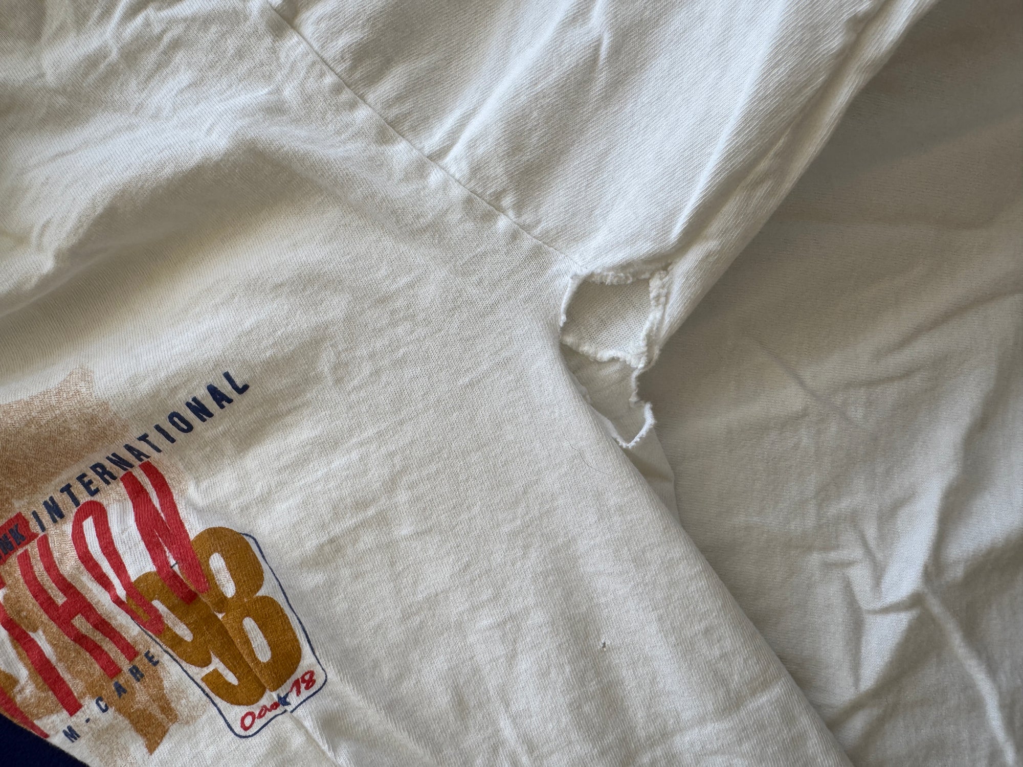 Vintage Detroit Free Press Marathon LS Tee - 1998