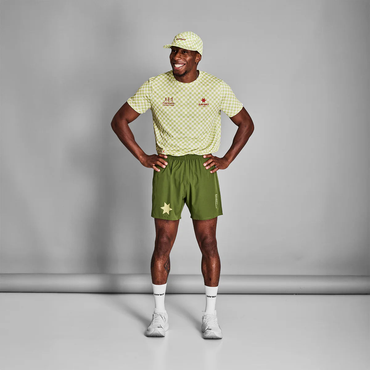 SAYSKY Pace Shorts 5" - Green