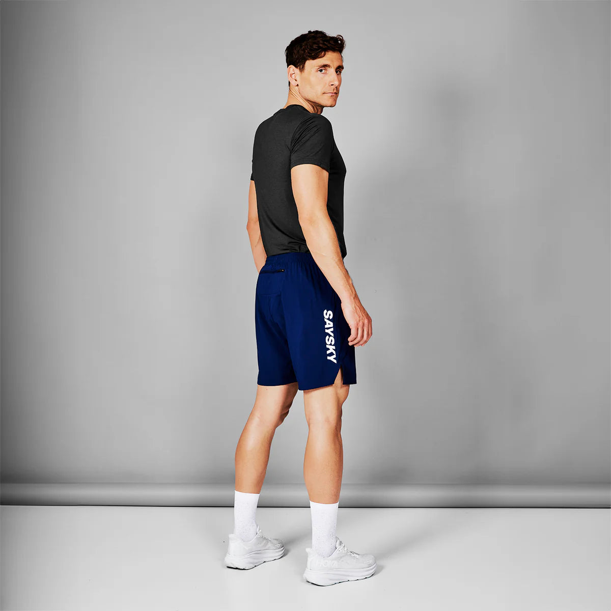 SAYSKY Men's Pace Shorts 6" - Navy
