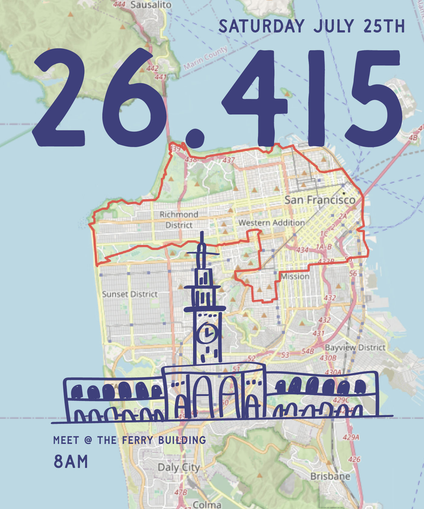 Saturday July 25th @ 8am : 26.415