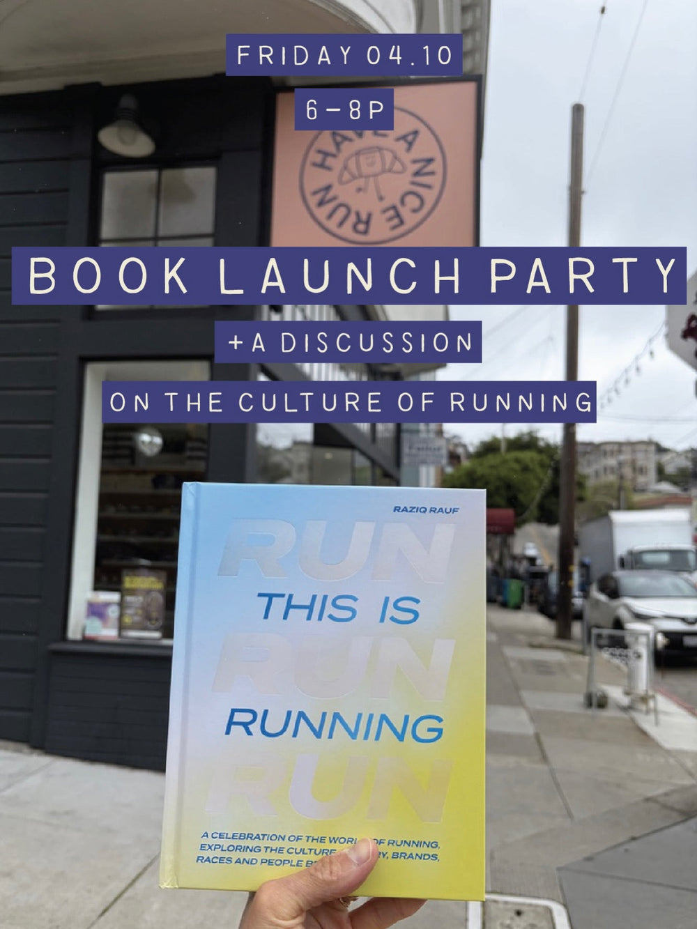 Friday April 10 @ 6p - 'This Is Running' Book Launch Party