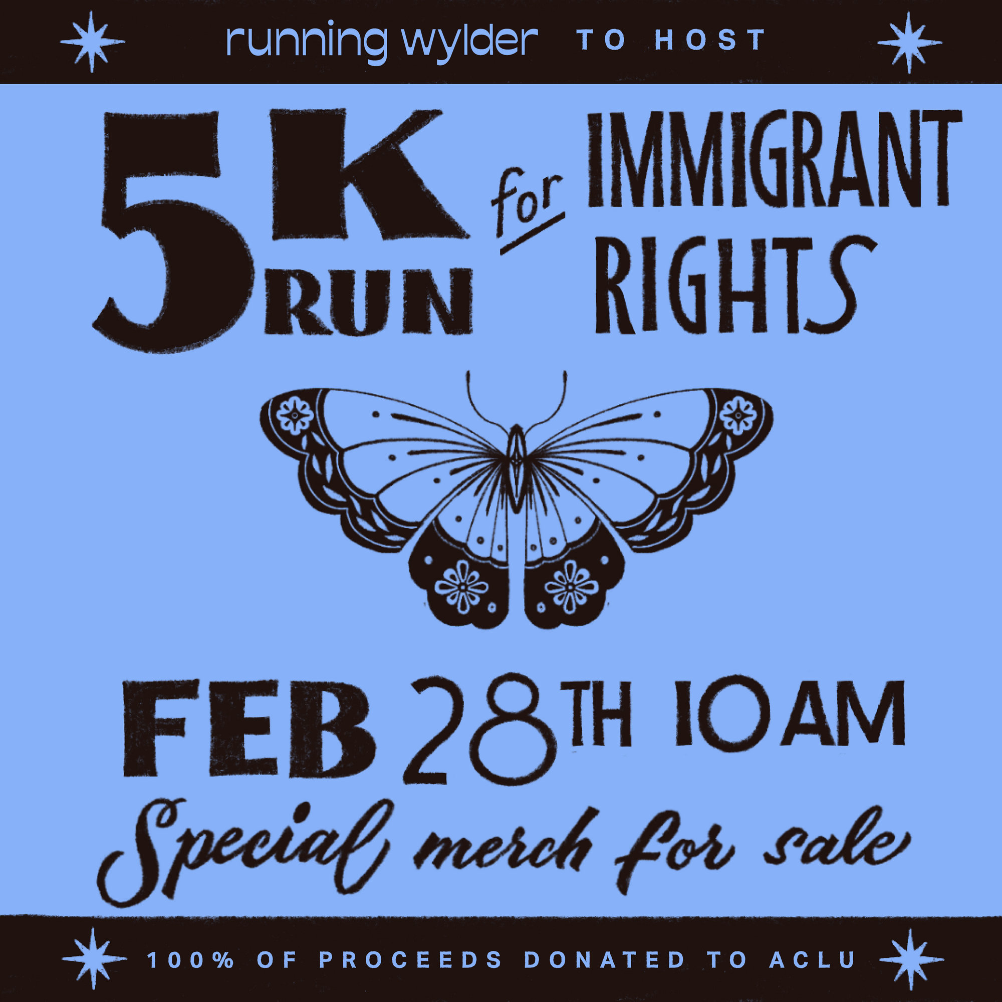 Saturday Feb 28th @ 10a - 5k for Immigrant Rights