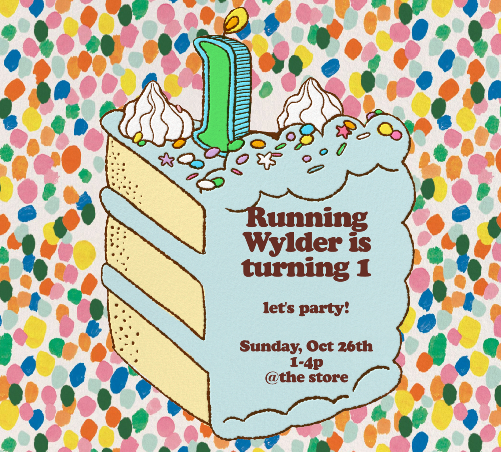 Sunday Oct 26th It's Our Birthday