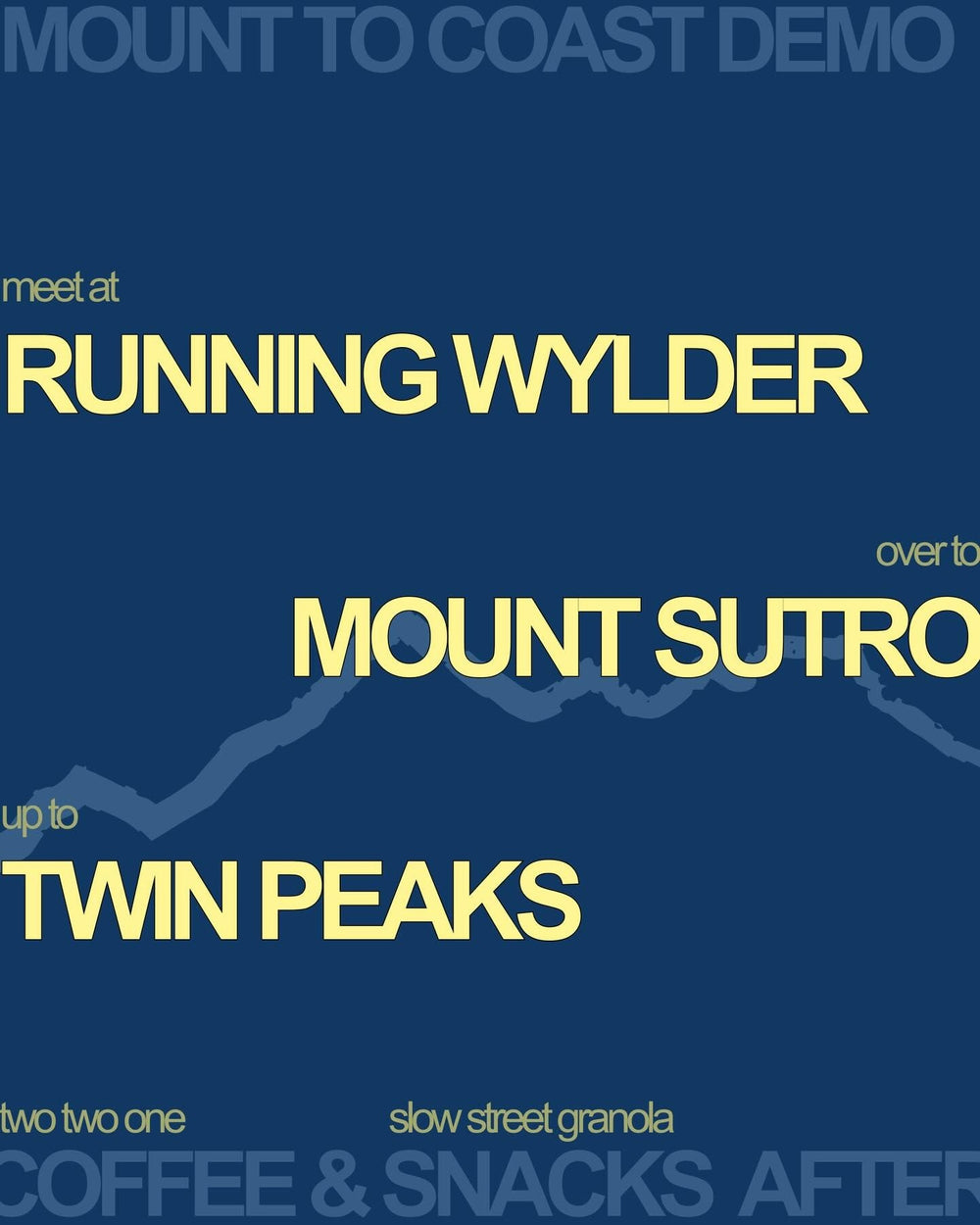 Friday December 12th @ 7:30a // Trail Blazin' Run w That Girl + Mount to Coast