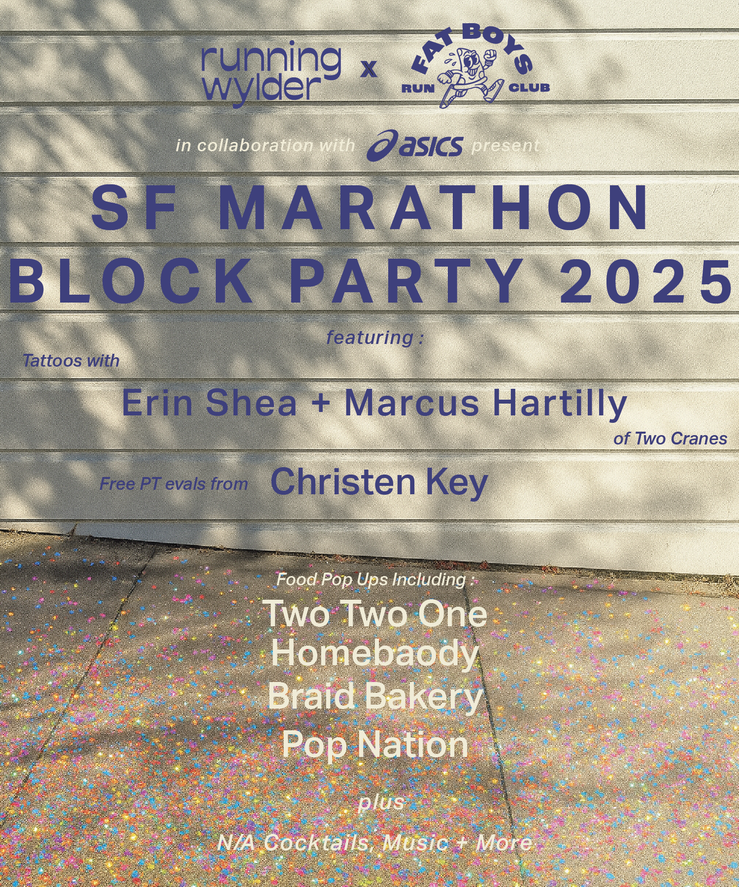 Sunday July 27 1-4pm // SF Marathon Block Party