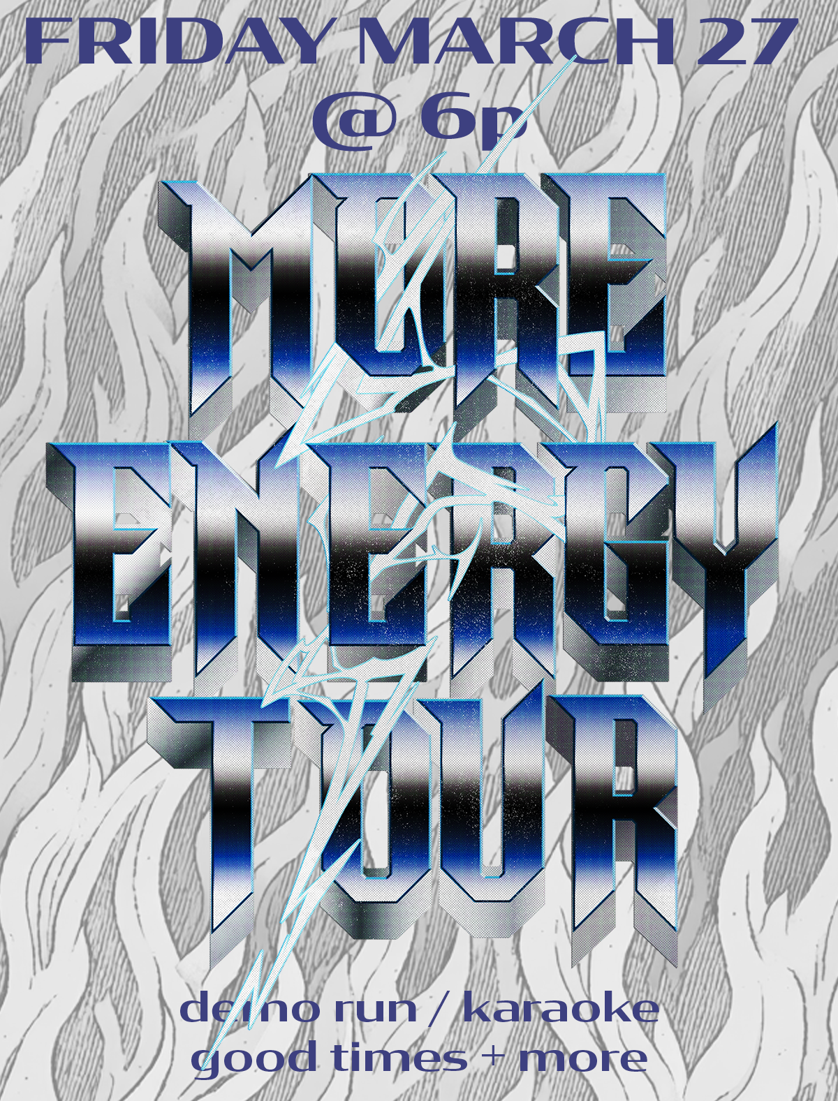 Friday March 29th : Asics More Energy Tour