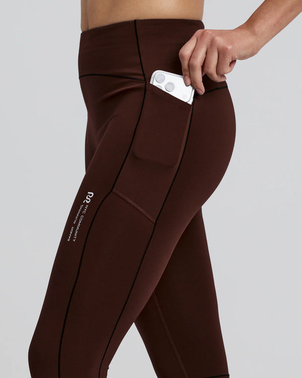 Bandit Women's Stamina-V™ High Waist Leggings - Cacao
