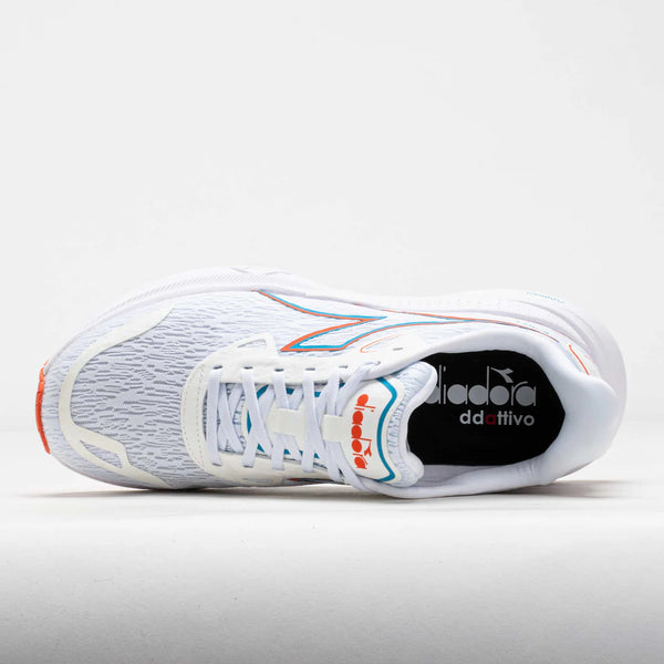 Diadora Men's Nucleo 2 - White / Orange Nasturtium