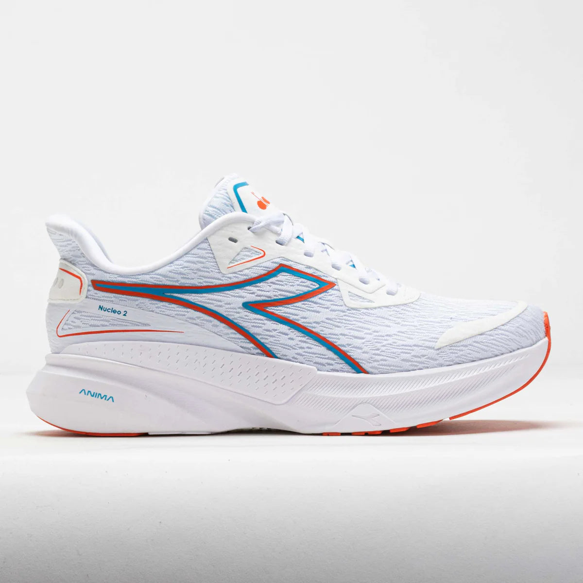 Diadora Men's Nucleo 2 - White / Orange Nasturtium