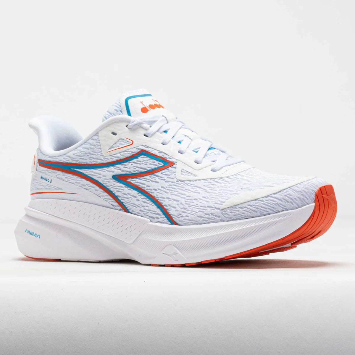 Diadora Men's Nucleo 2 - White / Orange Nasturtium