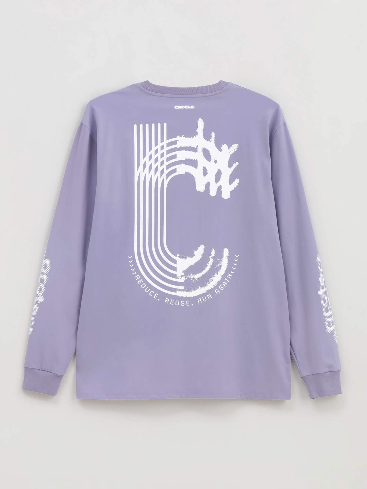 Circle Run Track Long Sleeve Shirt - Purple