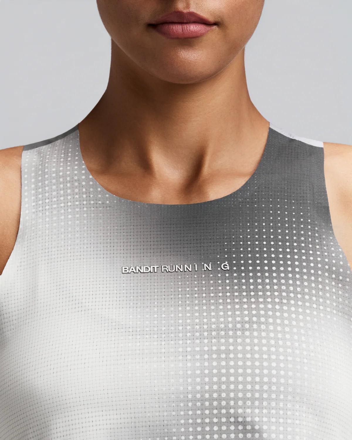 Bandit Women's CoolGrid™ Race Singlet - Slate Multi