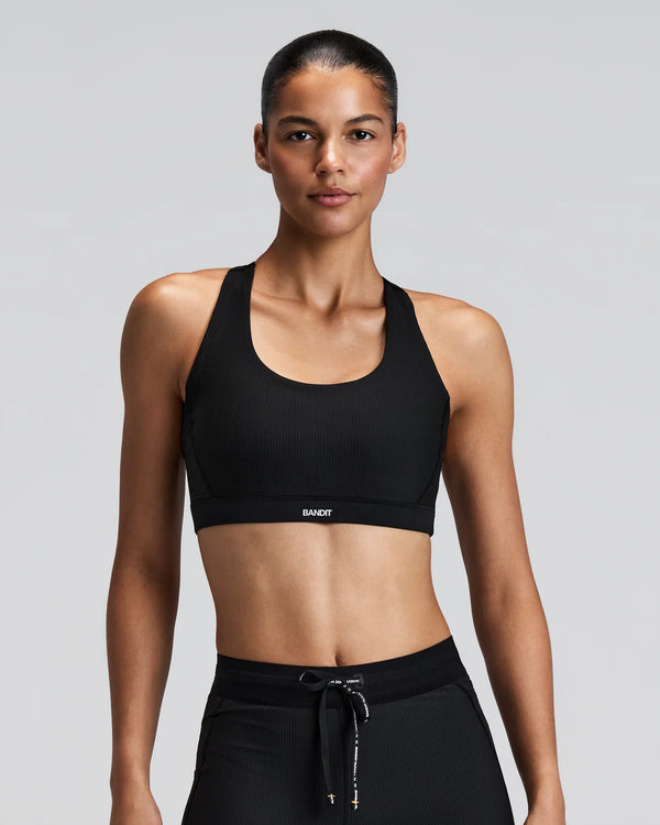 Bandit Women's Cadence Next Gen EG Scoop Neck Run Bra - Black