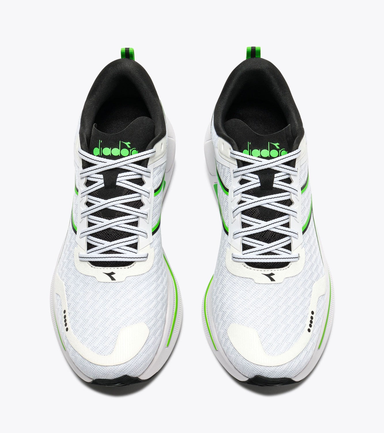Diadora Men's Cellula 2 - White / Black / Green FL