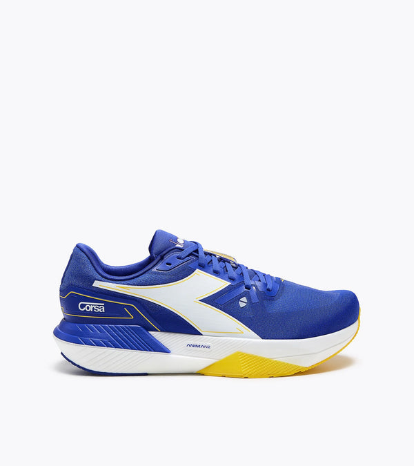 Diadora Men's Corsa - Surf the Web / White / Sunflower