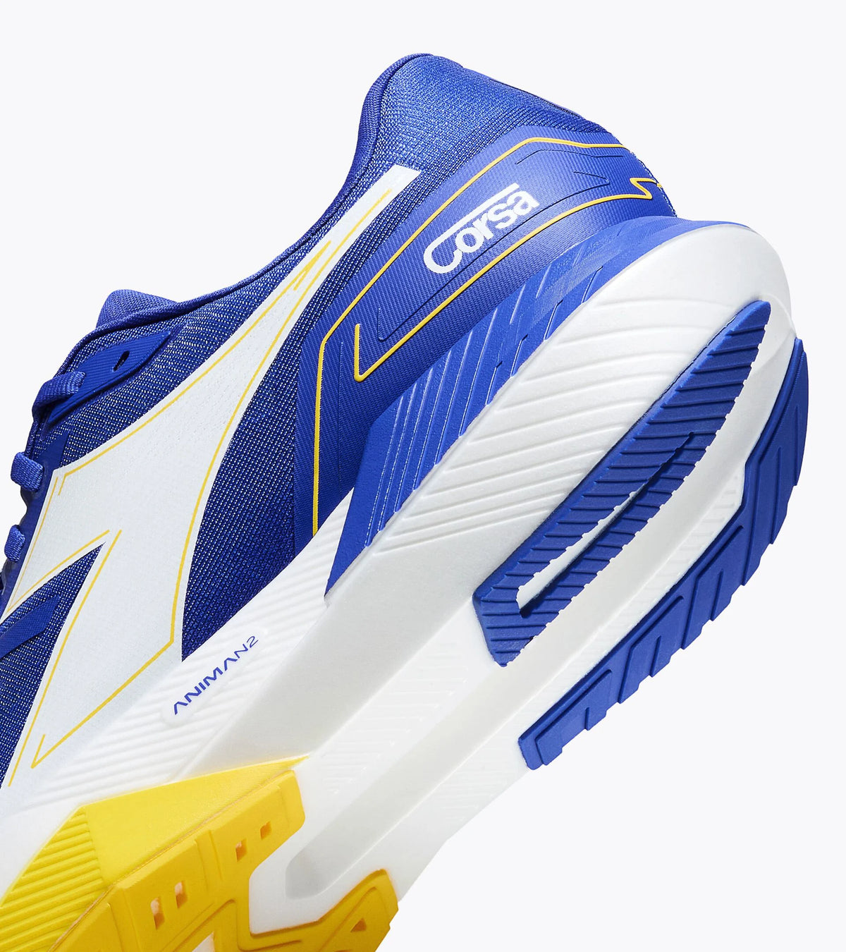 Diadora Men's Corsa - Surf the Web / White / Sunflower