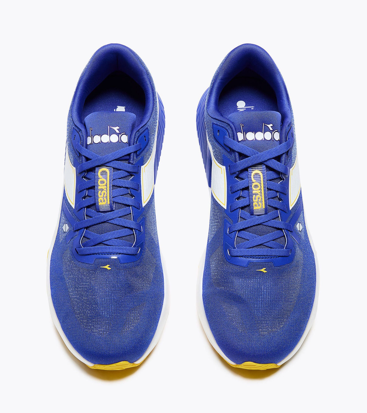Diadora Men's Corsa - Surf the Web / White / Sunflower