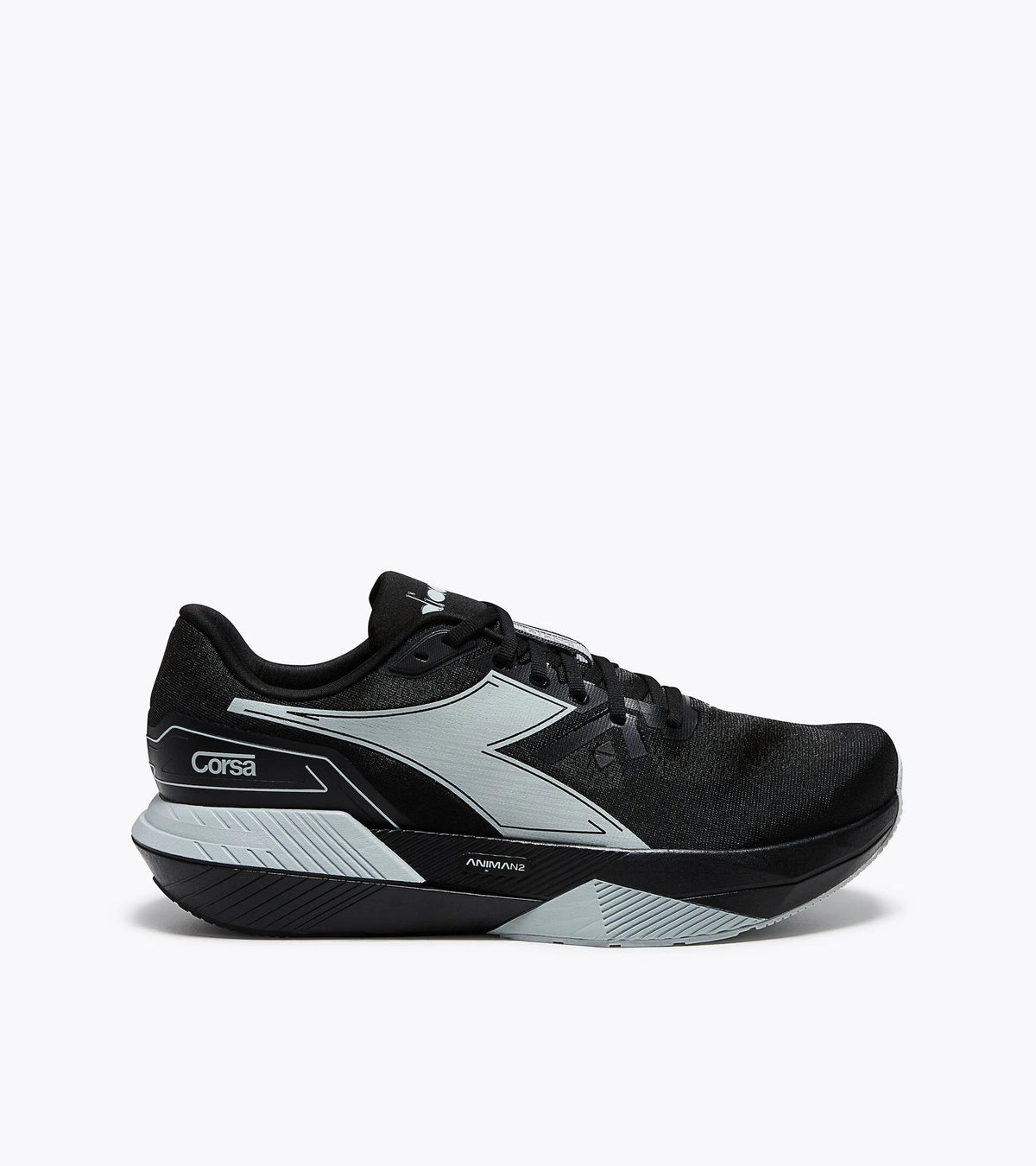 Diadora Men's Corsa - Black / Mirage Gray
