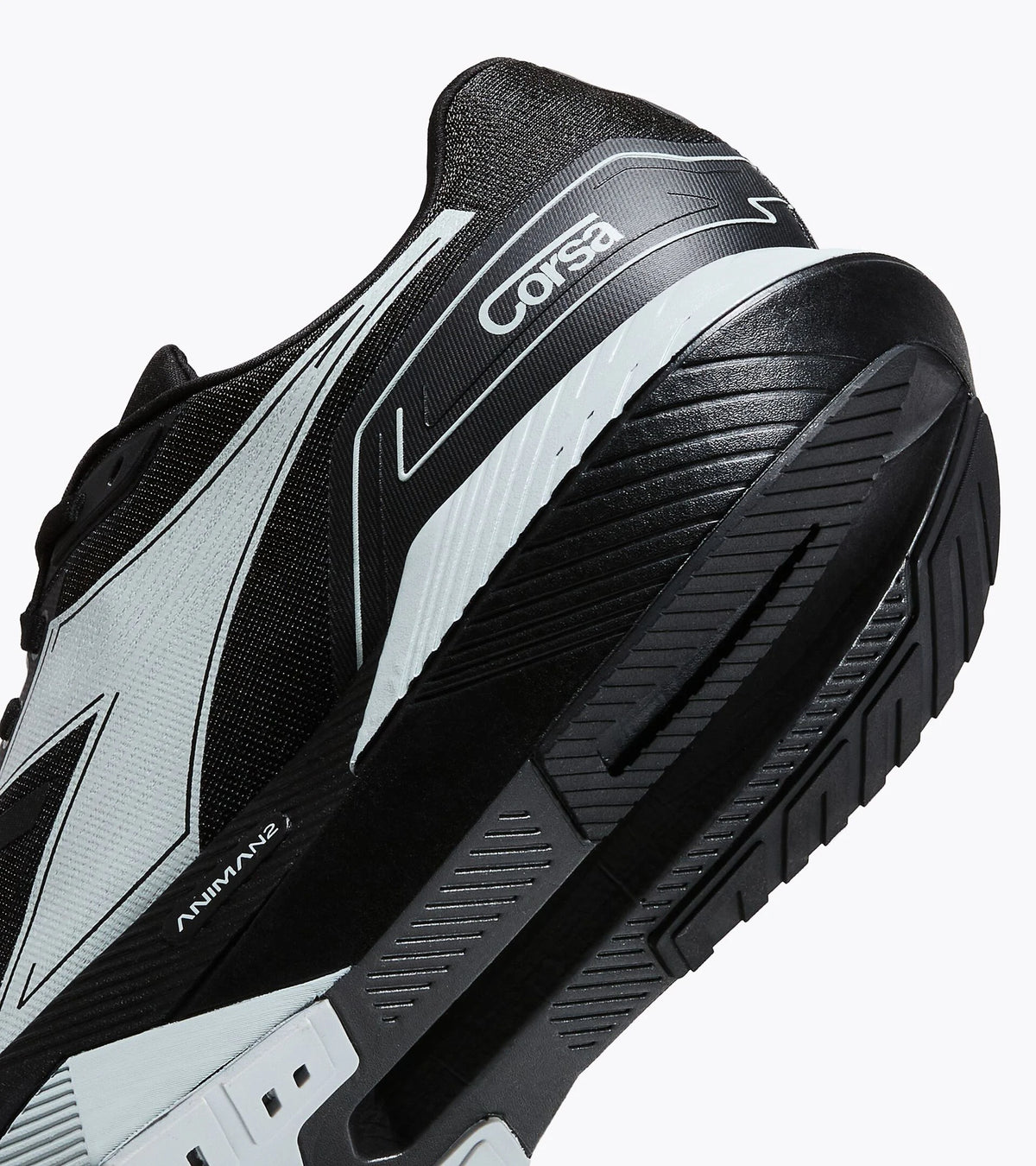 Diadora Men's Corsa - Black / Mirage Gray