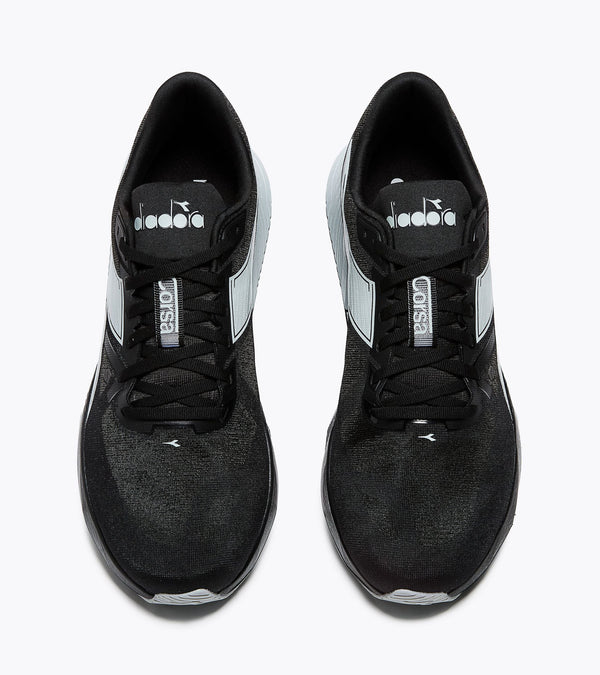 Diadora Men's Corsa - Black / Mirage Gray