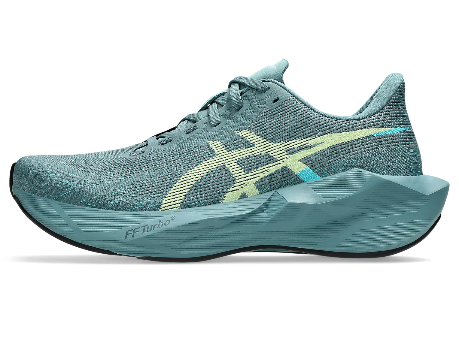 Asics Men's NOVABLAST 6 - Foggy Teal/Illuminate Yellow