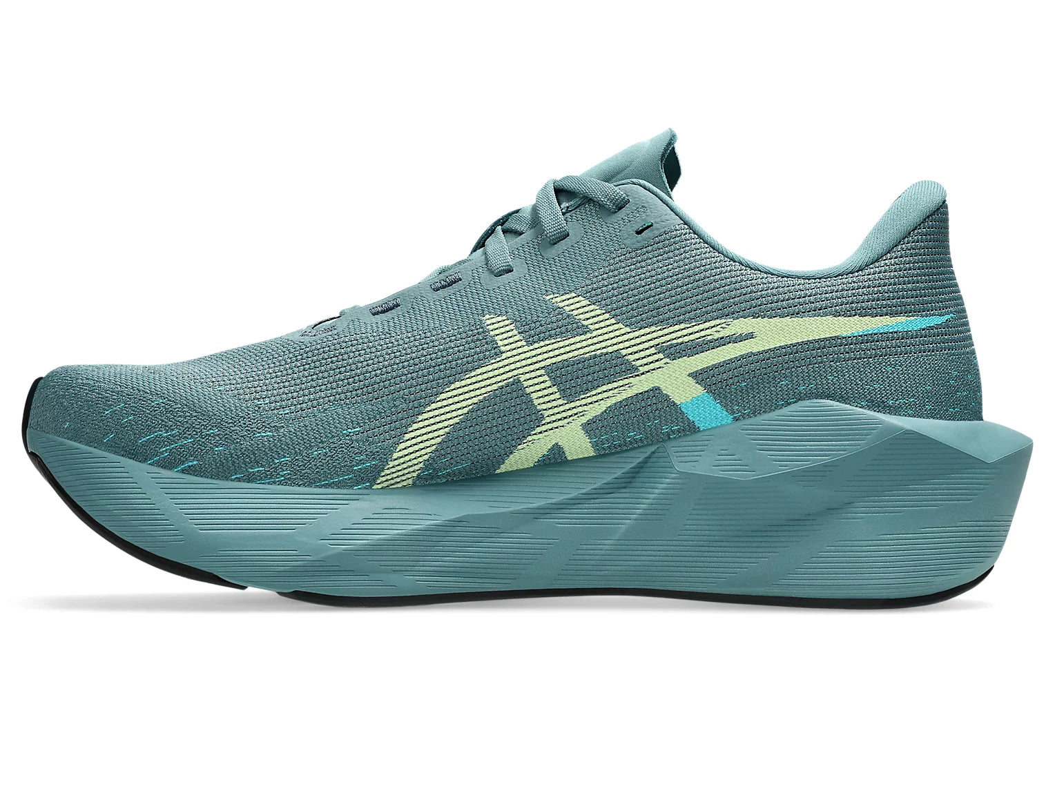 Asics Men's NOVABLAST 6 - Foggy Teal/Illuminate Yellow