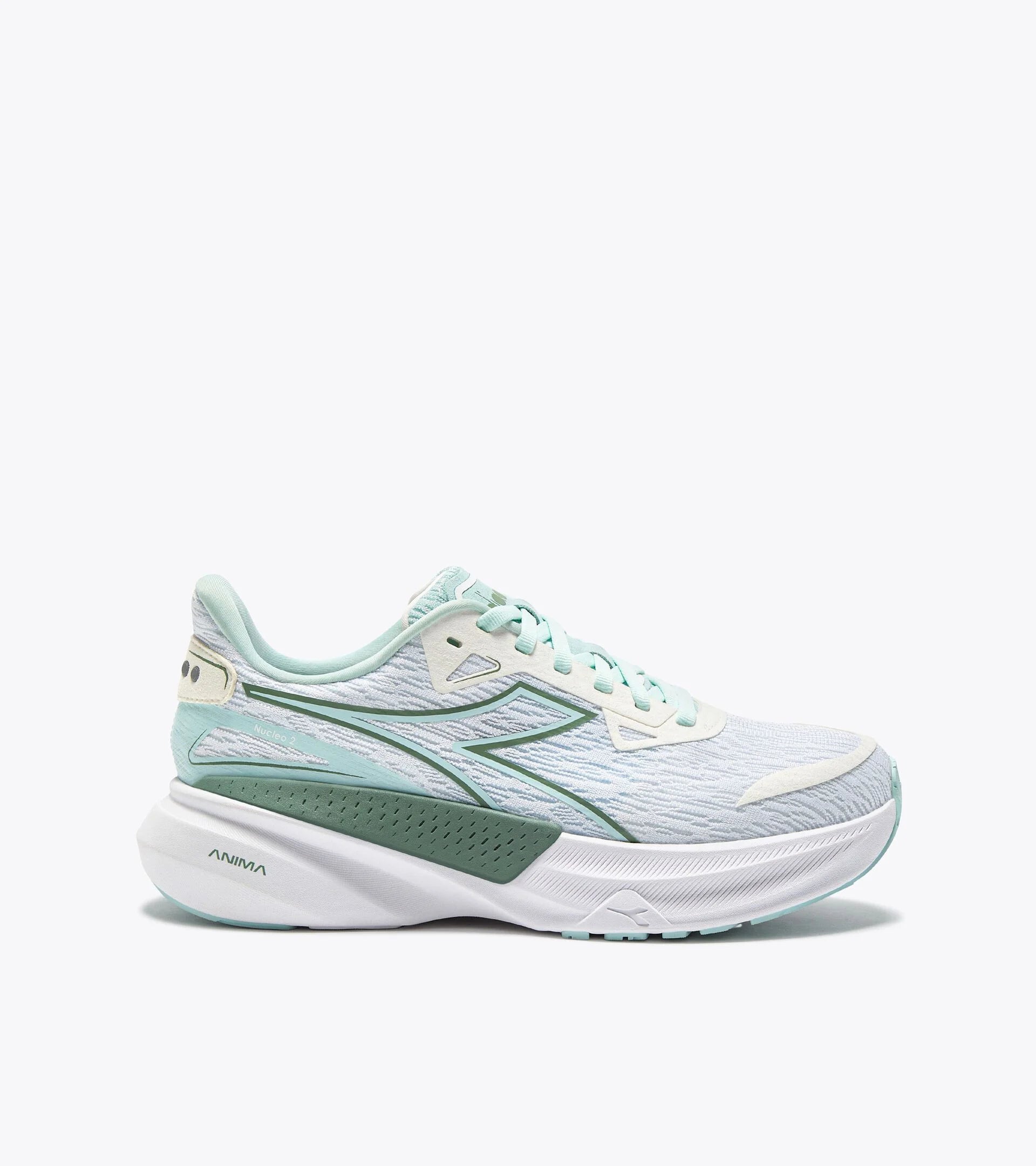 Diadora Women's Nucleo 2  - White/Pastel Blue