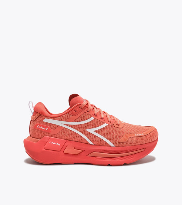 Diadora Women's Cellula 2 - Coral / Hot Coral