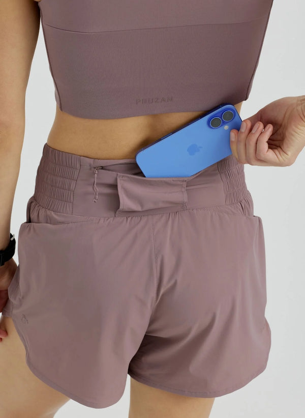 Pruzan Marathon Shorts - Twilight Mauve