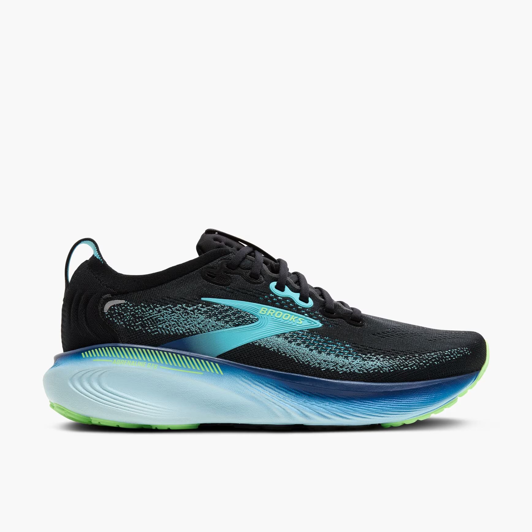 Brooks Men's Adrenaline GTS 25 - Black/Ipanema/Mint