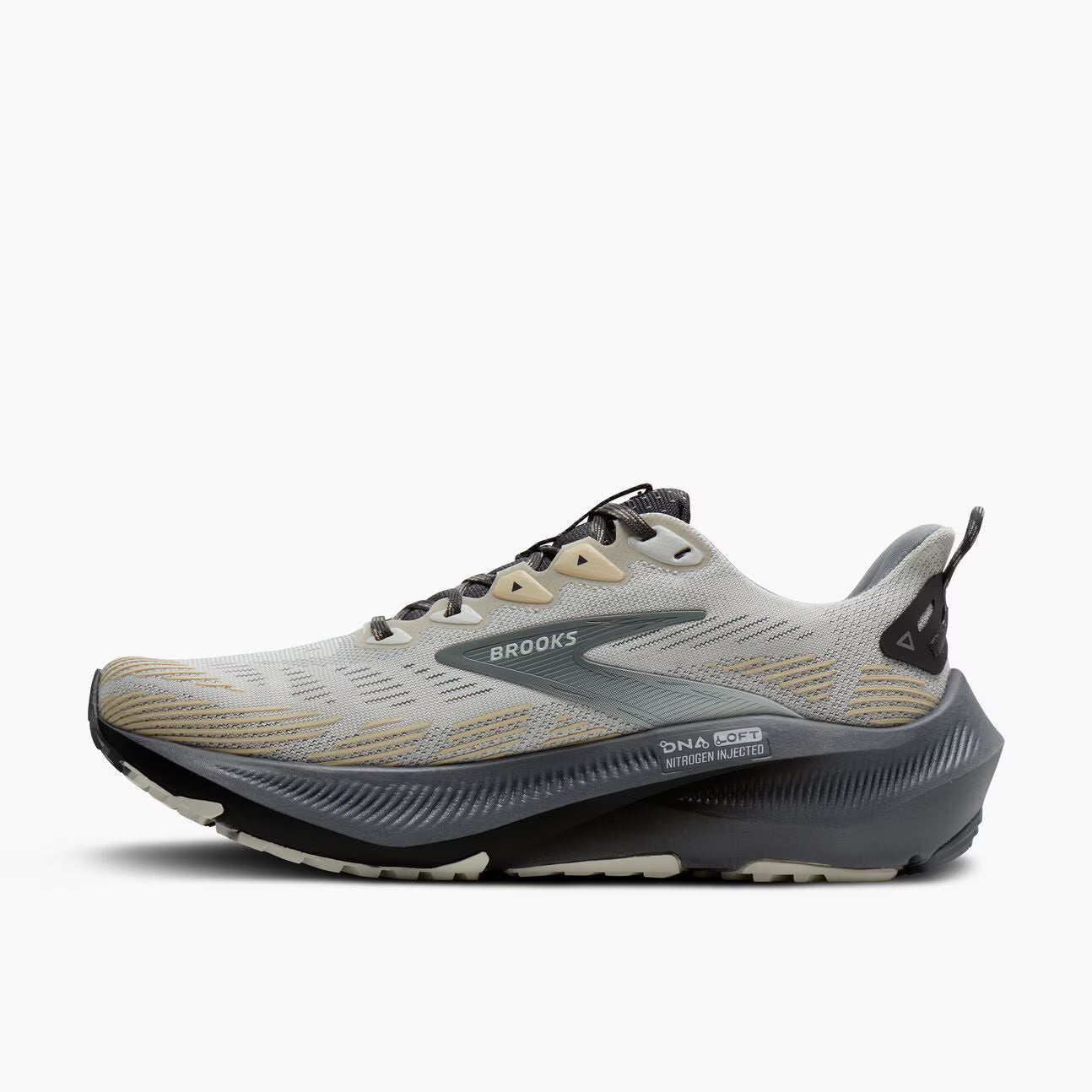 Brooks Men's Ghost Trail - Gray/Gray/Bleached Sand