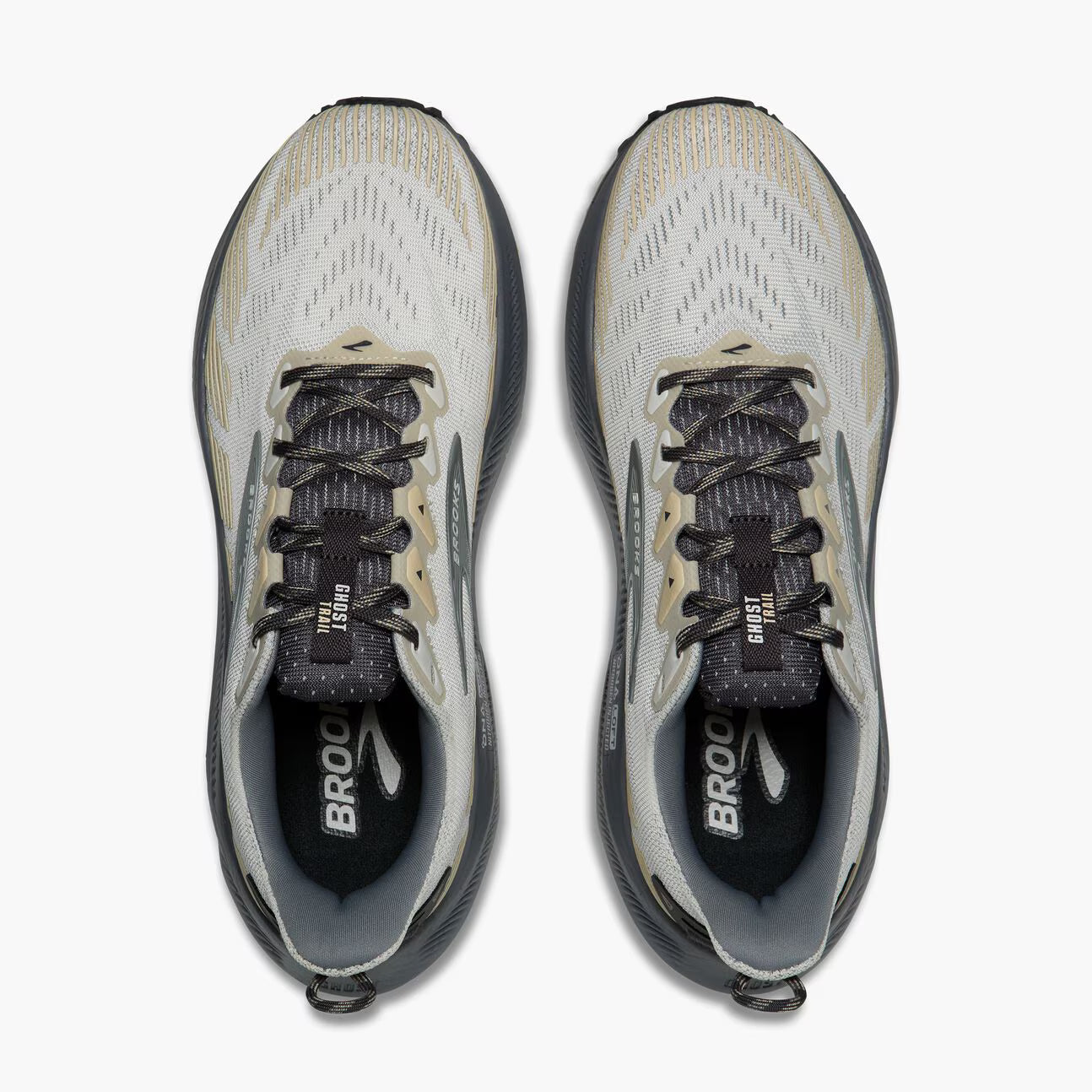Brooks Men's Ghost Trail - Gray/Gray/Bleached Sand