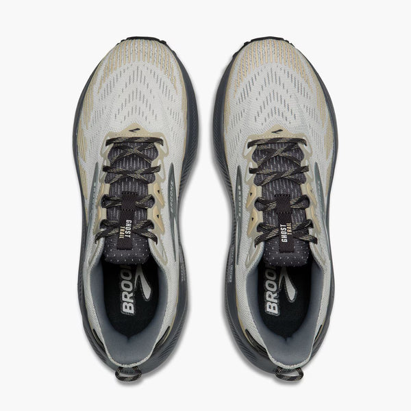 Brooks Men's Ghost Trail - Gray/Gray/Bleached Sand