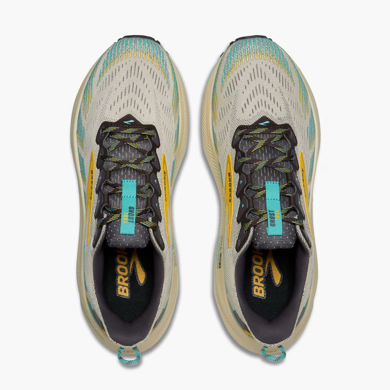 Brooks Men's Ghost Trail - Bleached Sand/Rabbit/Bluefish