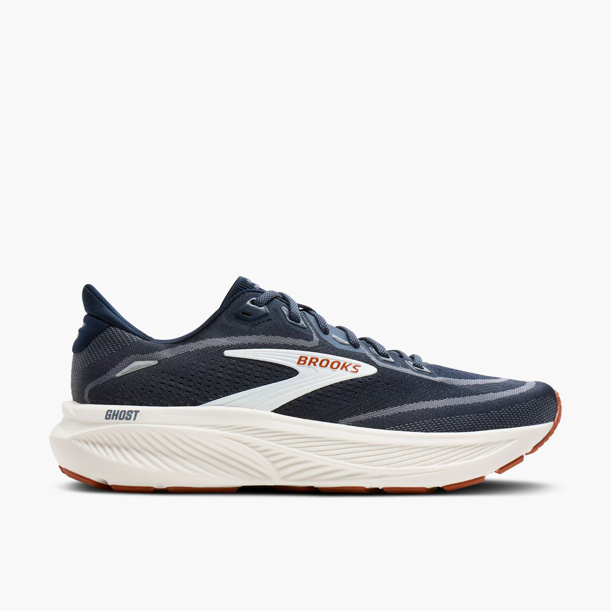 Brooks Men's Ghost 18 - Navy Blazer / Red Earth / Blue