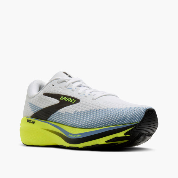 Brooks Men's Ghost Amp - White / Blue / Nightlife