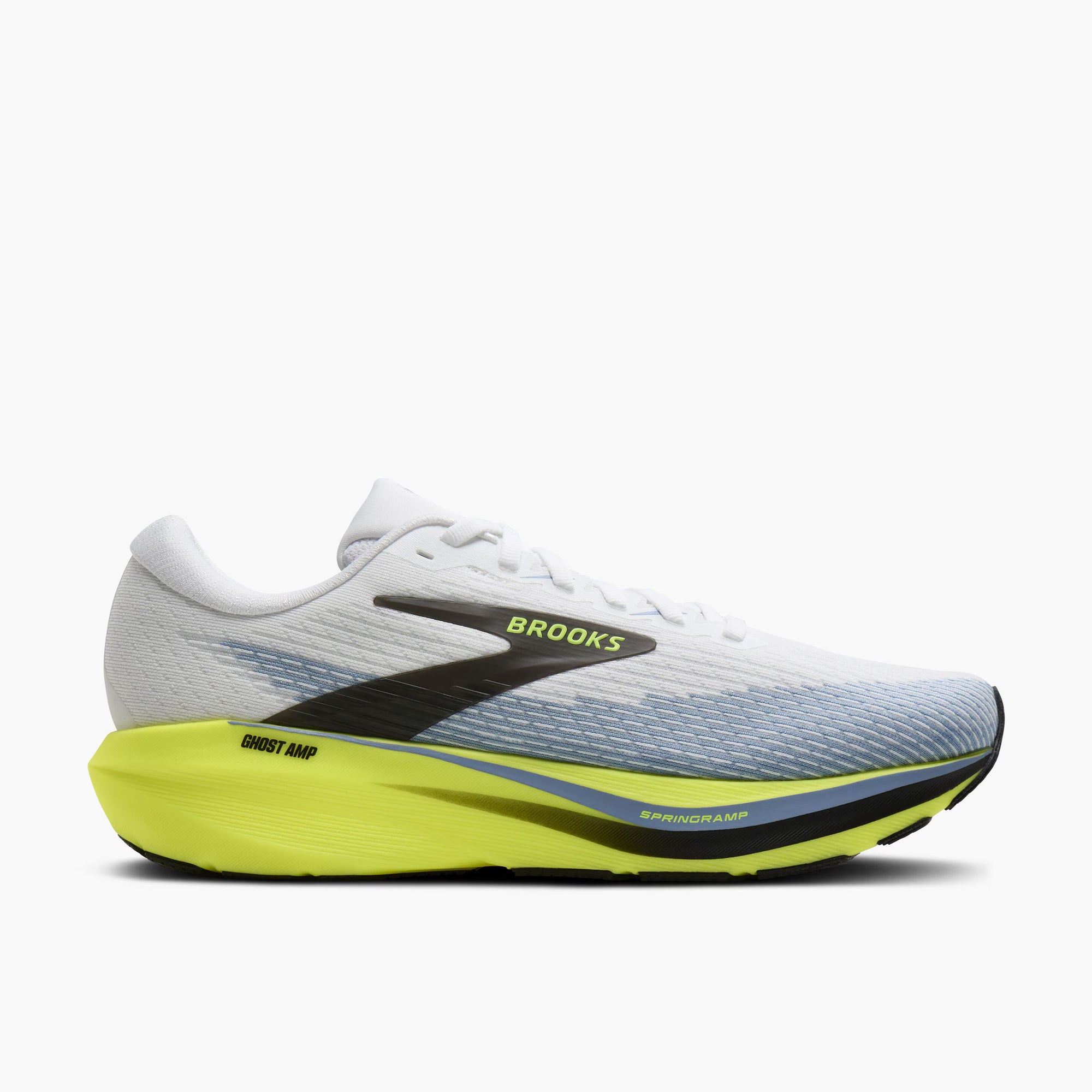 Brooks Men's Ghost Amp - White / Blue / Nightlife