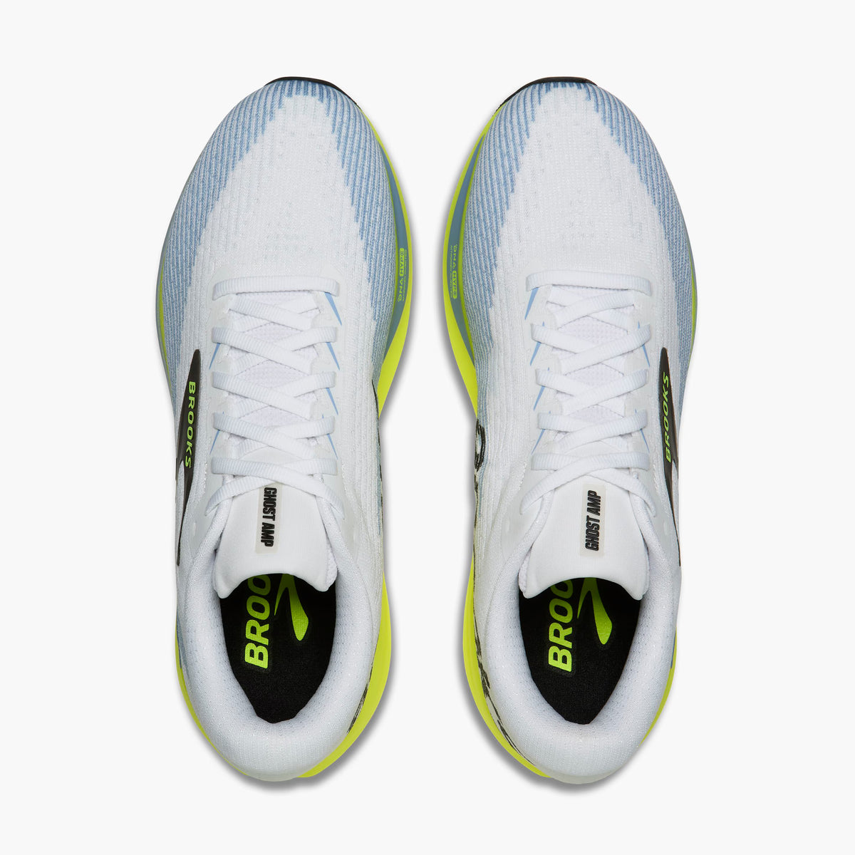 Brooks Men's Ghost Amp - White / Blue / Nightlife