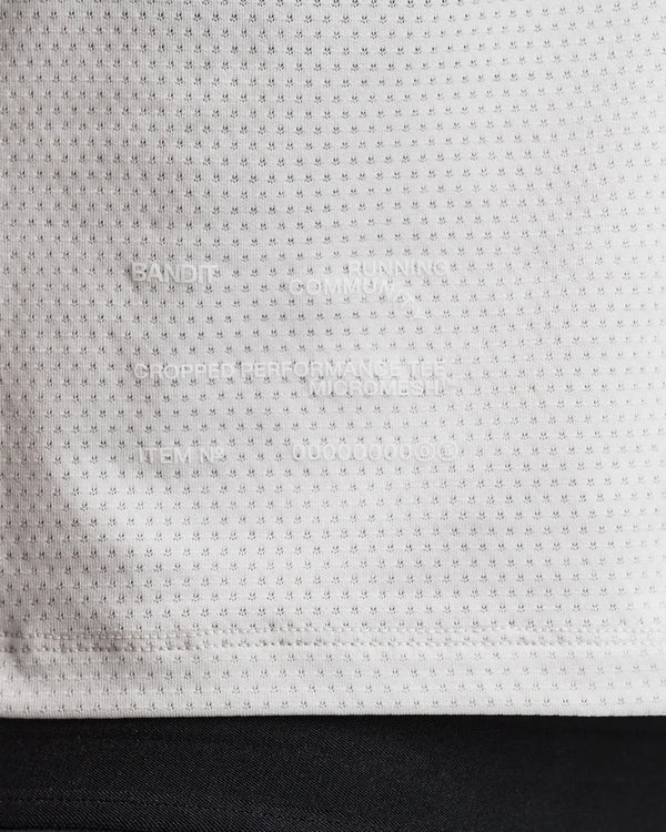Bandit Women's Micromesh™ Cropped Run Tee - Plaster