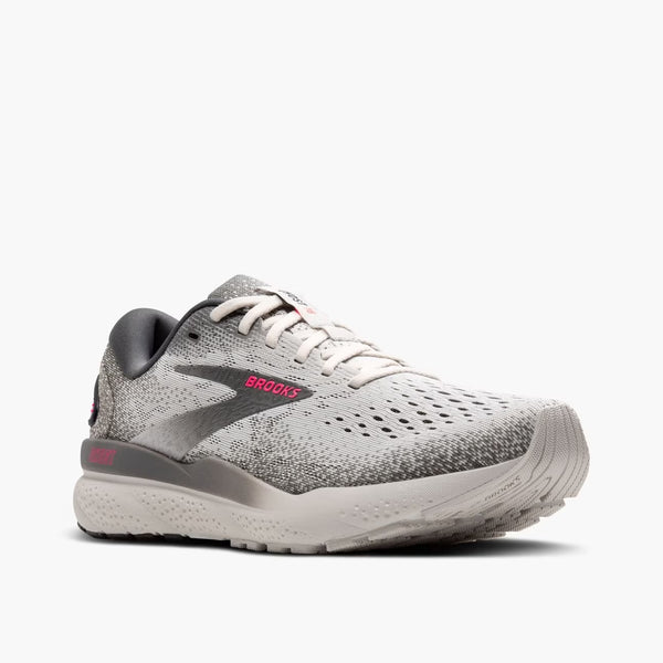 Brooks Women's Ghost 16 - Grey/Gargoyle/Pink