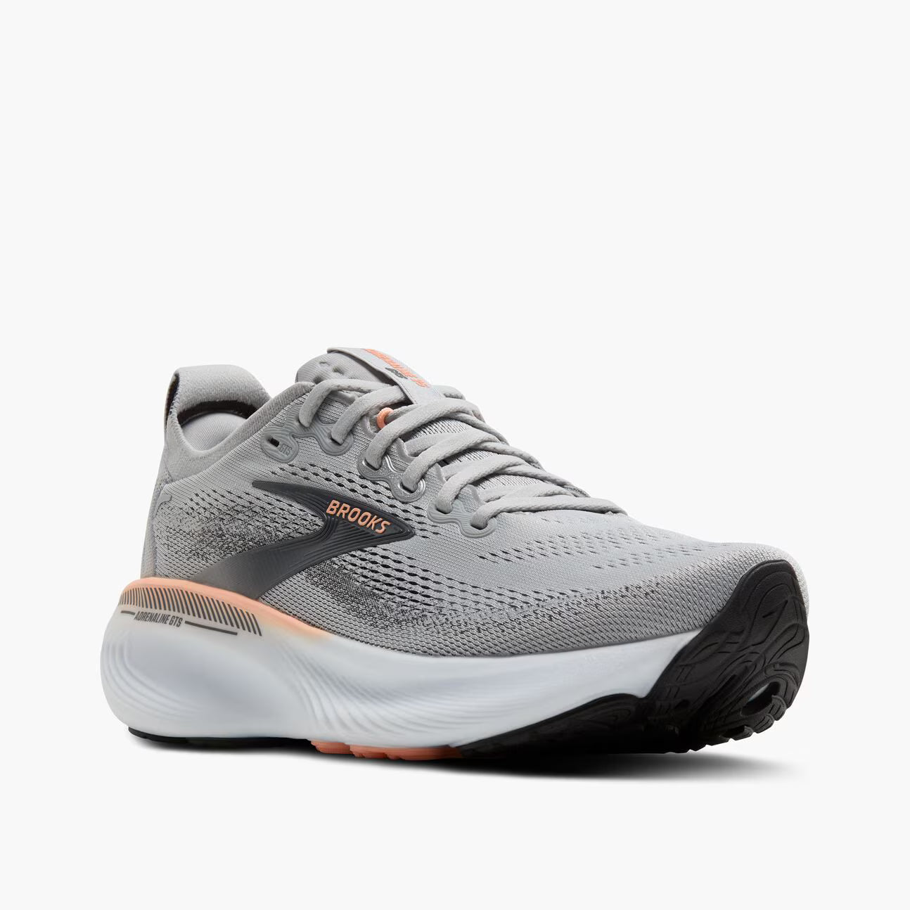 Brooks Women's Adrenaline GTS 25 - Grey / Blacked Pearl / Coral