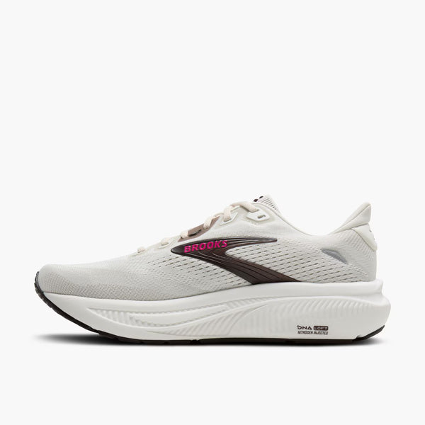 Brooks Women's Ghost 18 - Coconut/Coffee/Fuchsia