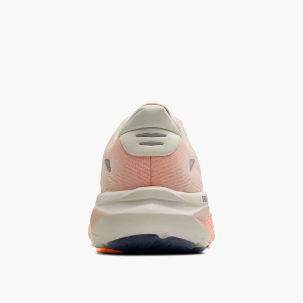 Brooks Women's Ghost 18 - Star White / Cyber Peach / Grey