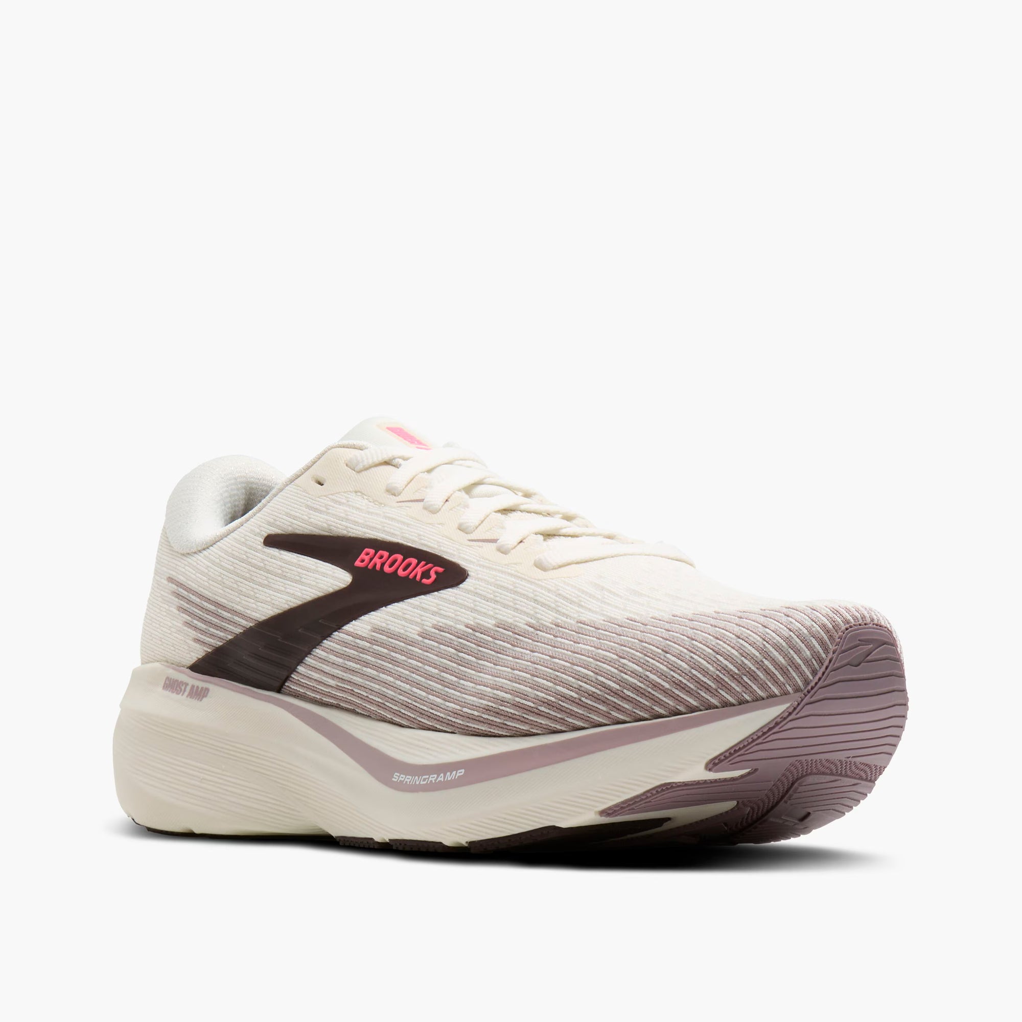 Brooks Women's Ghost Amp - Arctic Wolf / Dove / Pink