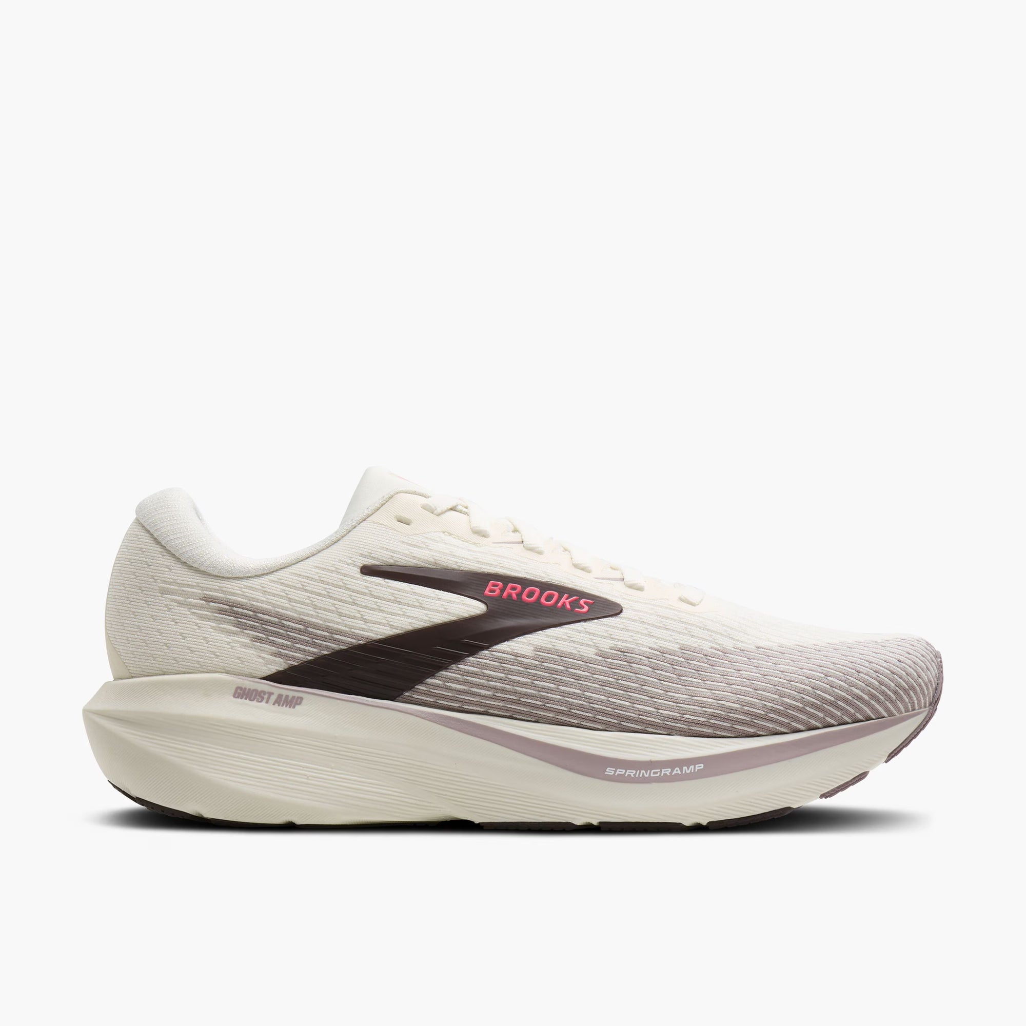 Brooks Women's Ghost Amp - Arctic Wolf / Dove / Pink