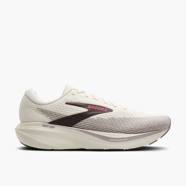 Brooks Women's Ghost Amp - Arctic Wolf / Dove / Pink